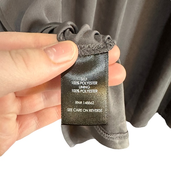 Torrid Midi Georgette Shirt Dress Stretchy Waist Torrid Size 1 (US 14/16) - Picture 8 of 8